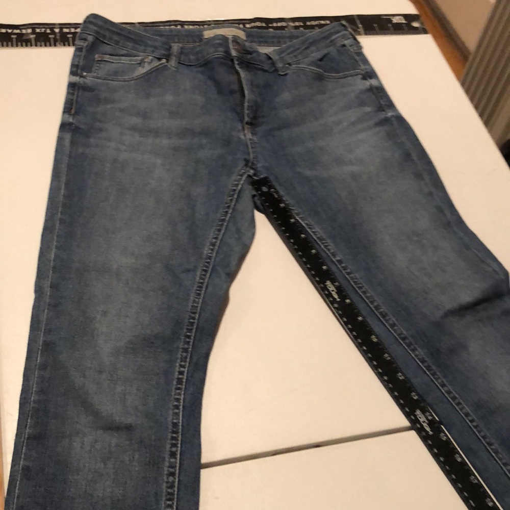 Baxter  size 12 blue jeans high rise skinny straight medium wash denim